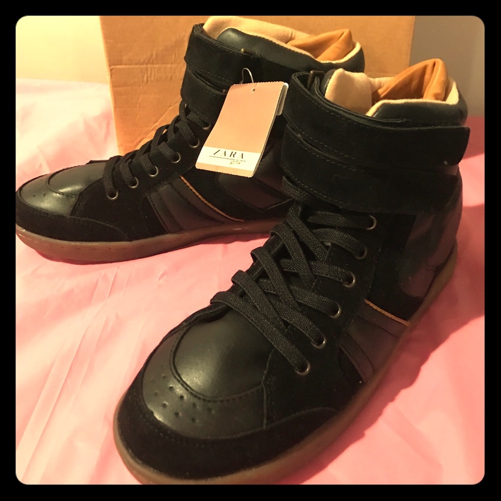 Zara Hi-Top Sneakers